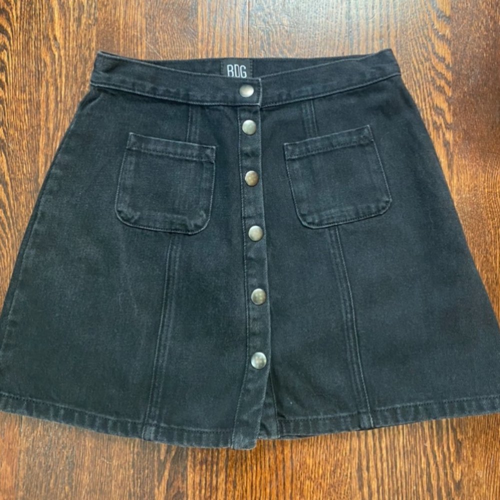 Urban Outfitters Black Denim Skirt Size S